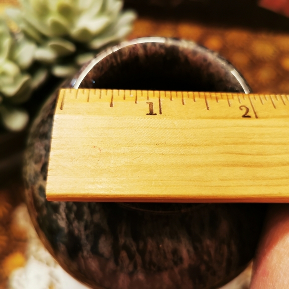 Vintage Green and Purple Solid Granite Vase Urn - Picture 10 of 11